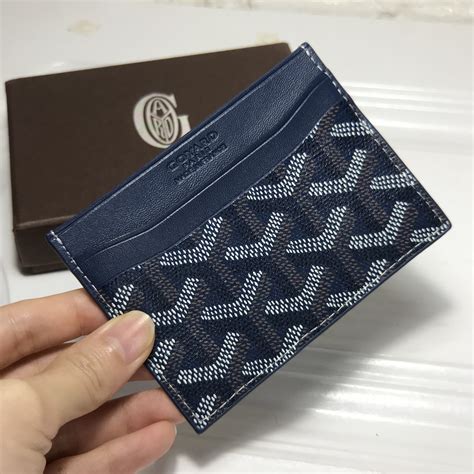 goyard card case wallet|authentic goyard card holder.